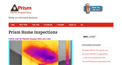 Desktop Screenshot of prismhomeinspections.com